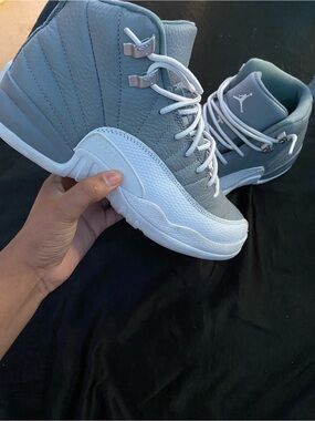 Stealth Gray Jordan 12’s